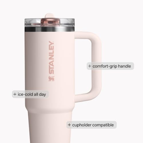 STANLEY Quencher ProTour Flipstraw Tumbler, 30 oz, Sorbet Garden | Built-In Straw & Handle | Cupholder Compatible for Travel | Leakproof Insulated Stainless Steel Cup | BPA-Free