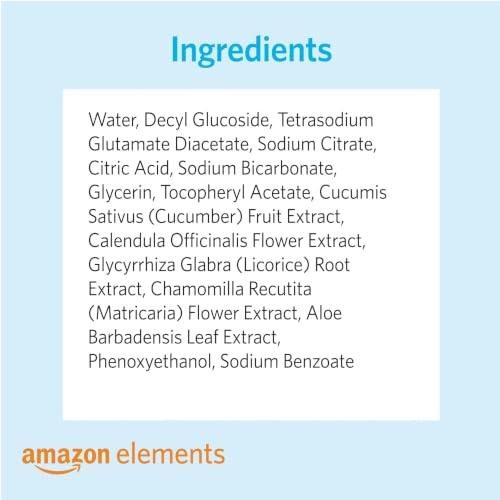 Amazon Elements Baby Wipes, Unscented, Hypoallergenic, Alcohol-Free, With Aloe and Vitamin E, 270 Count, Flip-Top Packs