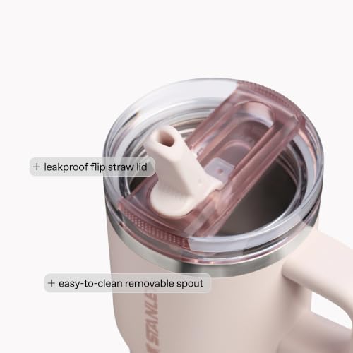 STANLEY Quencher ProTour Flipstraw Tumbler, 30 oz, Sorbet Garden | Built-In Straw & Handle | Cupholder Compatible for Travel | Leakproof Insulated Stainless Steel Cup | BPA-Free