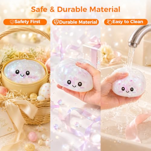 2PCS Squishy Mystery Box, Stress Relief for Desk Decor, Squeeze Toys | Random 2 of 14 Colors, Cute Squishy Toys, Sensory Fidget Toys for Anxiety Relief, Party Favors, Birthday Gifts & Desk Toys