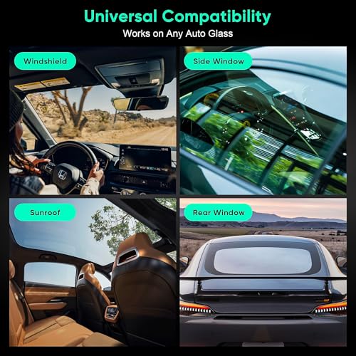 Windshield Chip Repair Kit - 2026 Upgrade Glass Repair Kit | Car Windshield Crack Repair Kit for Fix Windows, Mirrors, Glasses, All Crack Types