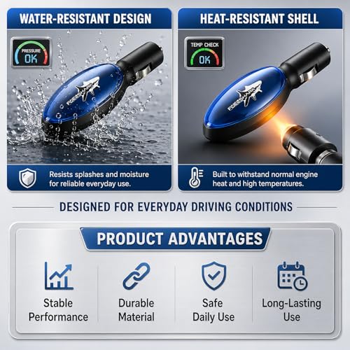 2026 Fuel Sync Gas Saver Device, 2 Pack Plug-in Gas Saver for Cars, Trucks, SUVs & Diesel Vehicles, 12V Automotive Fuel Saving Device, Compact Gas Economizer for City, Highway & Long-Distance Driving