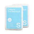 Coterie Baby Swim Diapers, Size Small (14-26 lbs), 2-Pack | Includes 40 total swim diapers (2-Packs x 20), perfect for pool & beach, hypoallergenic, plant-based, no-swell design