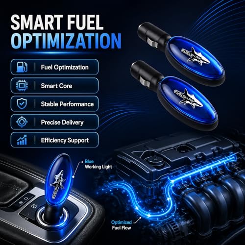 2026 Fuel Sync Gas Saver Device, 2 Pack Plug-in Gas Saver for Cars, Trucks, SUVs & Diesel Vehicles, 12V Automotive Fuel Saving Device, Compact Gas Economizer for City, Highway & Long-Distance Driving