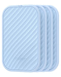 TOURIT 4 Pack Reusable Slim Ice Packs for Lunch Boxes and Coolers | Long Lasting Lunch Box Cooler Ice Packs, BPA-Free Non-Toxic Freezer Packs – for Lunch Bags, Travel, Picnic or Camping