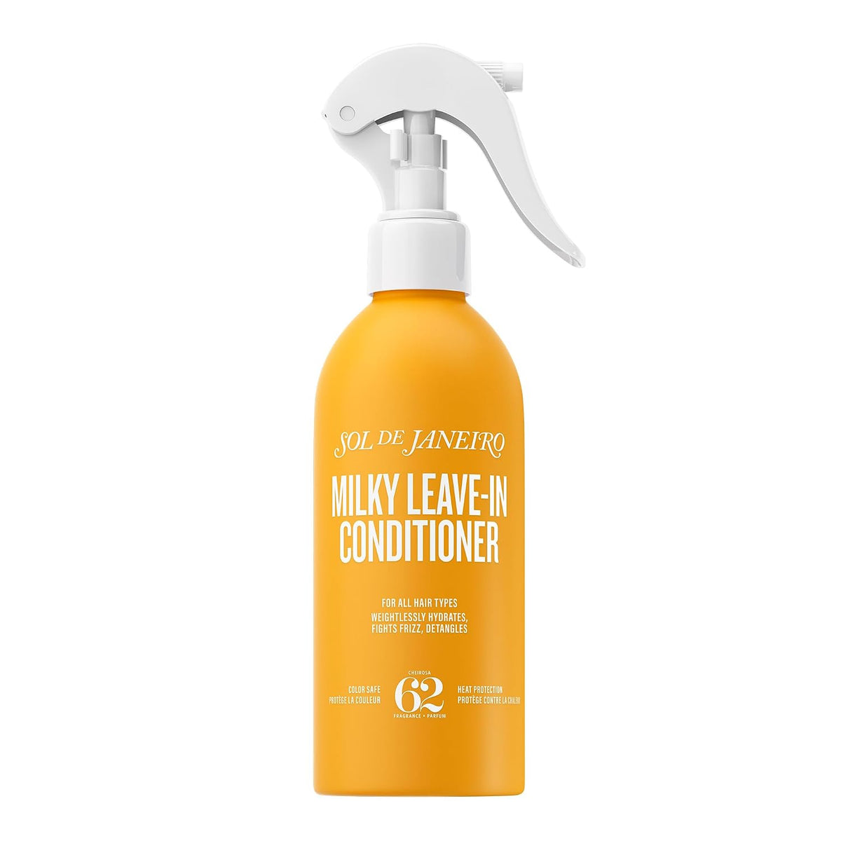Sol de Janeiro Milky Leave-In Conditioner Heat Protection Spray For Hair | Fights Frizz,Detangles, Vegan Formula