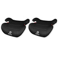 Diono Solana Lite Backless Booster Car Seat Pack of 2, Lightweight & Portable for Travel, Machine Washable Covers, 40-100 lbs, Black Storm