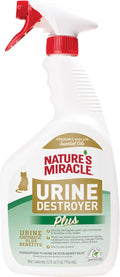 Nature‰۪s Miracle Urine Destroyer Plus Cat, 32 Ounces,Unscented, Enzymatic Formula, Ready-to-Use