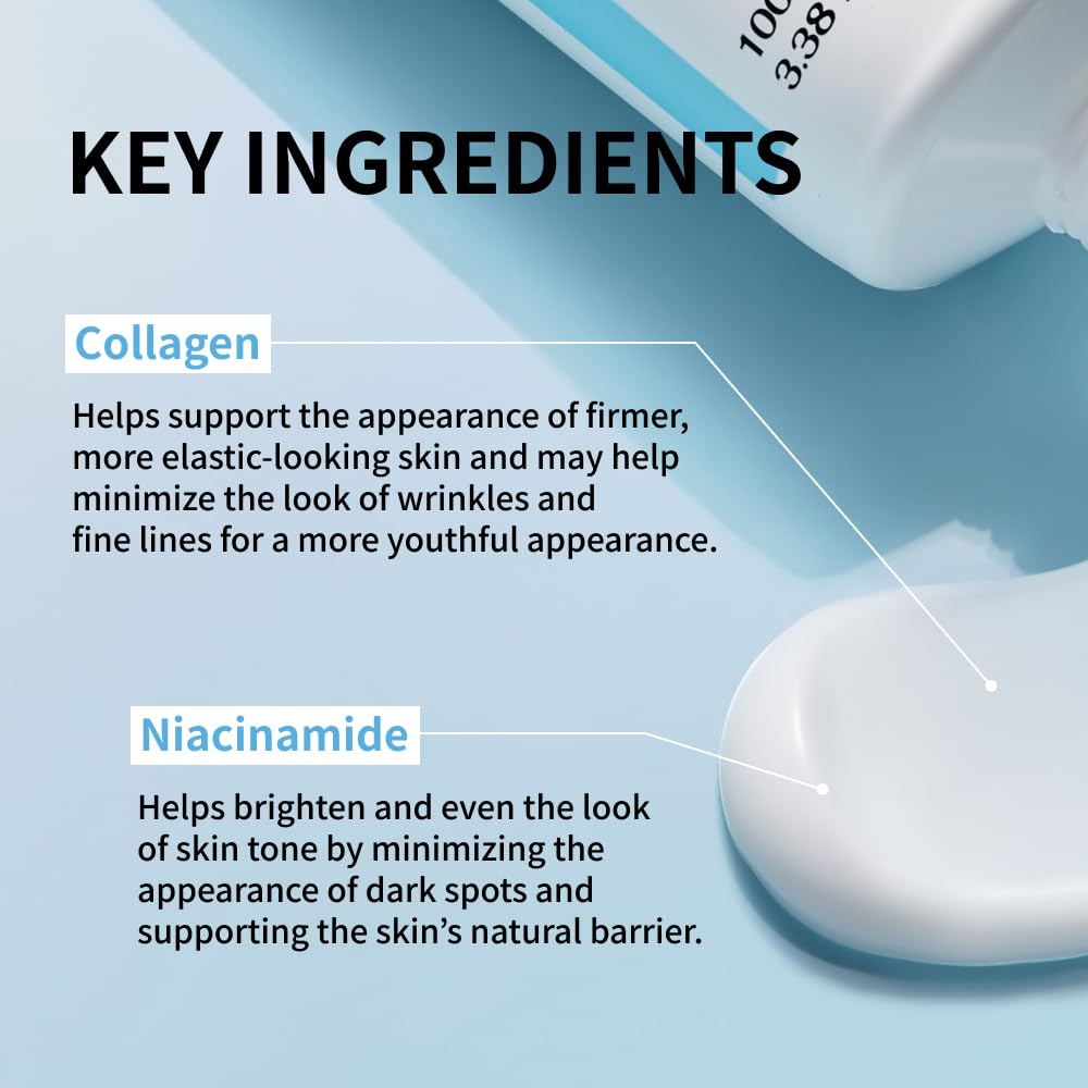 NIDA Youthful Formula‰ã¢ Ultimate Moisturizing Cream | Centella Asiatica, Niacinamide, Hyaluronic Acid, Collagen | Wrinkles, Fine Lines, Dark Spots, Dry Skin, Redness | 3.38 fl. oz., 100ml (New Formula)
