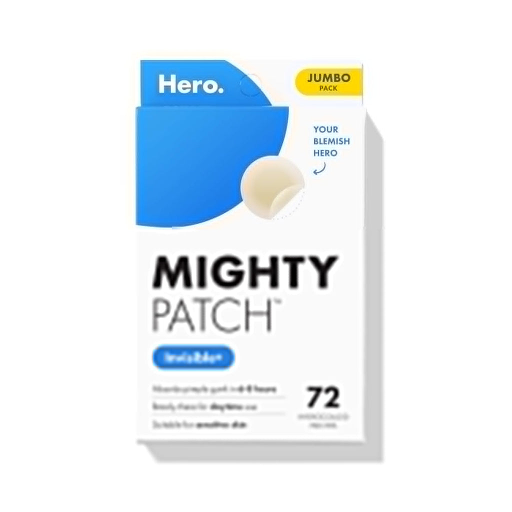 Mighty Patch‰ã¢ Invisible+ Patch ‰ÛÒ The Barely-There Daytime Hydrocolloid Acne Pimple Patch for Covering Zits and Blemishes, Tapered Edges Designed to Blend Into Skin (72ct)