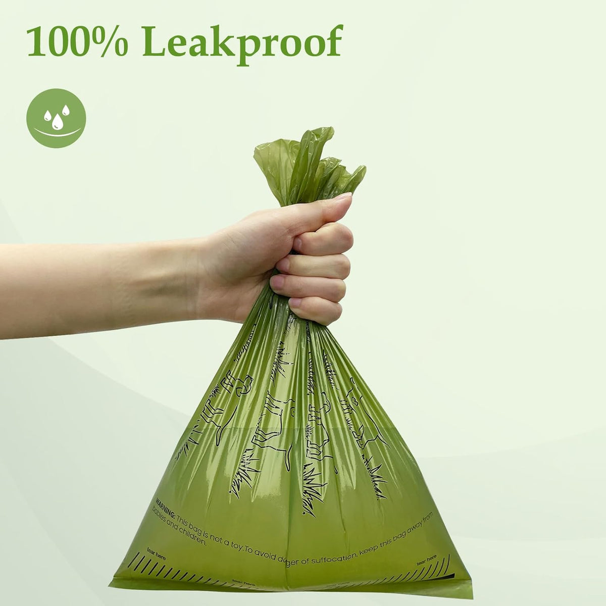 240 Count Lavender Scented 13‰۝ x 9‰۝ Dog Poop Bags Rolls, Leakproof Strong & Sturdy Waste Bags for Doggie Cat Pet