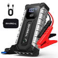Sharmeal Car Jump Starter 7000A, Jump Starter Battery Pack for All Gas and 12.0L Diesel, 12V Portable Jump Box with LED Light