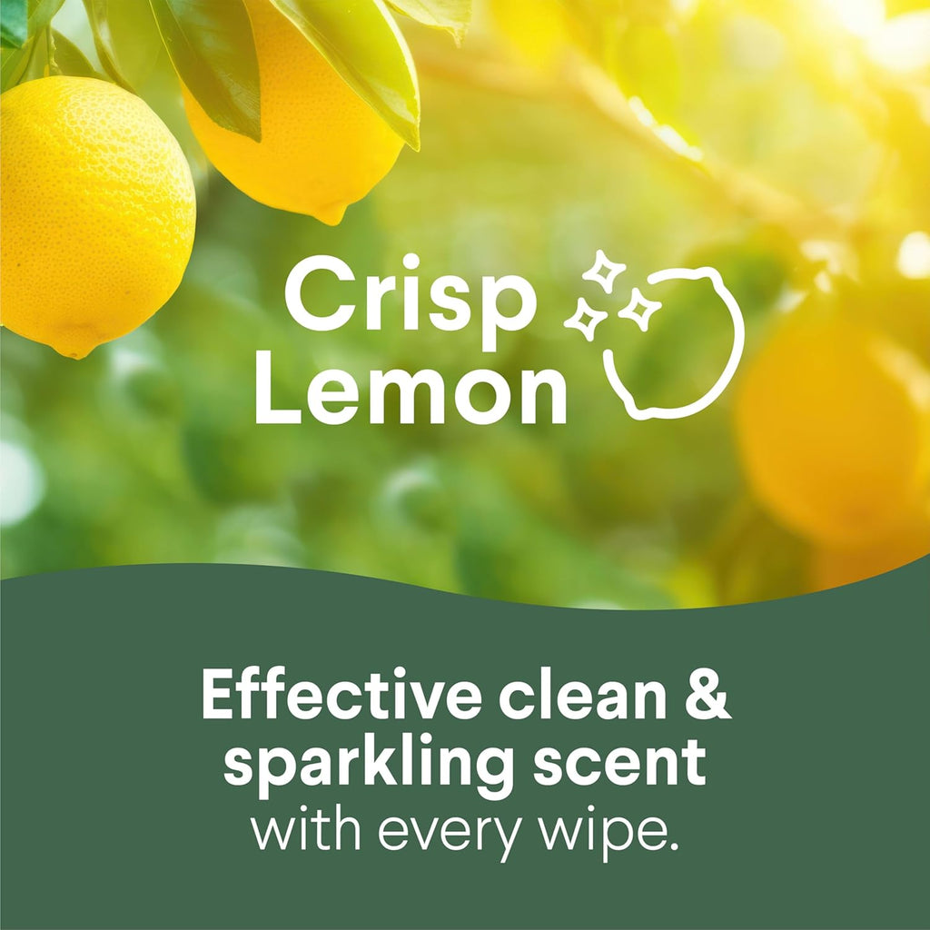 Clorox Disinfecting Cleaning Wipes for Spring Cleaning & Allergy Season, Bleach Free, Fresh Scent and Crisp Lemon, 75 Count Each, Pack of 3