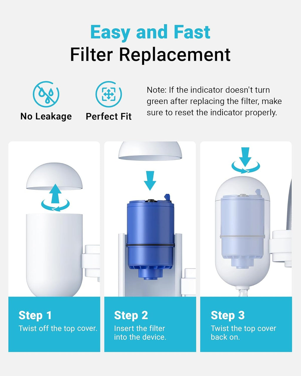 AQUA CREST CF08A Faucet Filter, Compatible with All PURå¨ Plus Water Filter, Replacement for PURå¨ Plus RF9999å¨ Faucet Water Filter, NSF 42 Certified, 6-Month, 600-Gallon, 2 Pack, Packaging May Vary