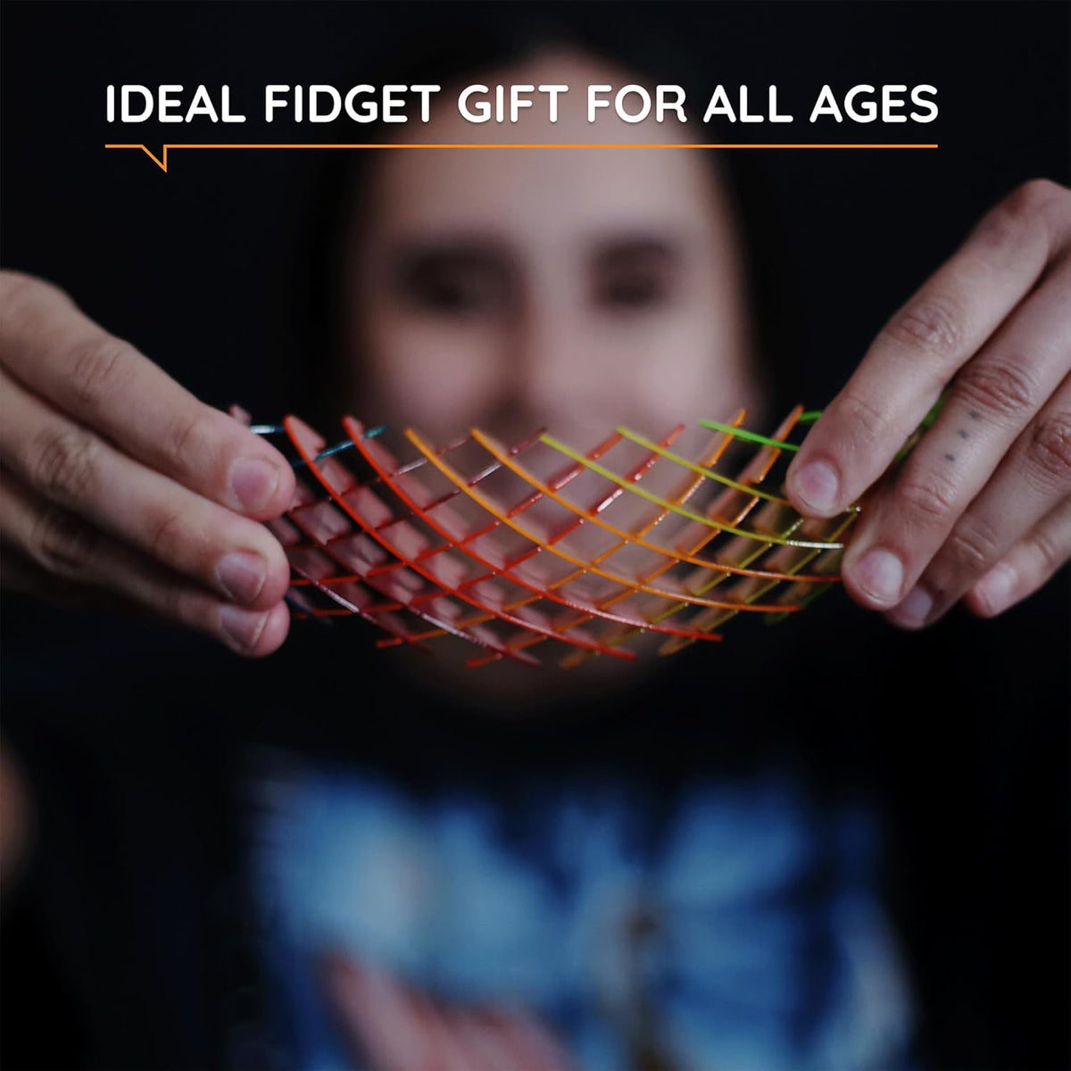Morf Fidget Worm Toy - Flexible 3D Sensory Slug Figgy Toy for Kids, Teens, and Adults ‰ÛÒ Stretchy, Quiet, Stress and Anxiety Relief, Focus - For Play, School, Work Gifts, Great For Classroom and Office