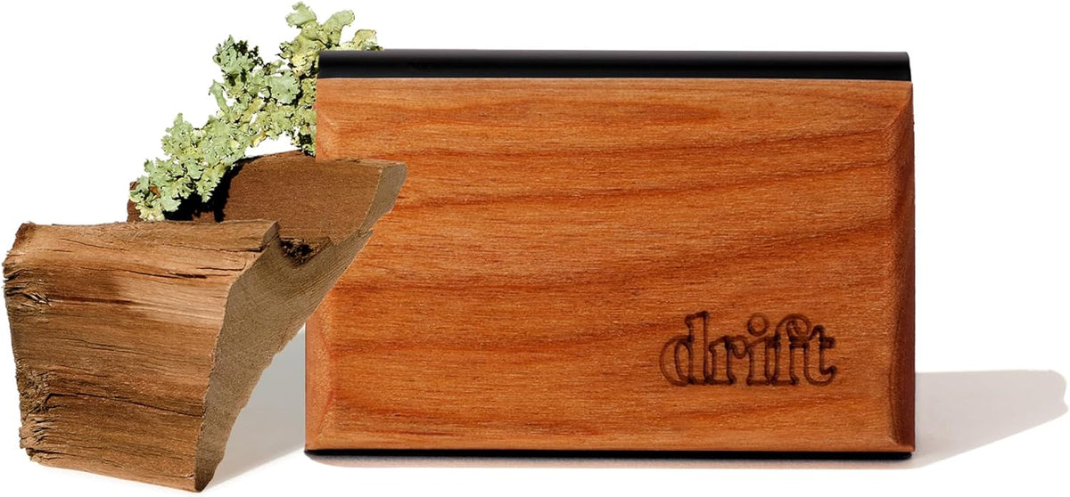 Drift Car Air Freshener - Wood Air Freshener - Car Odor Eliminator - Teak Scent Starter Kit