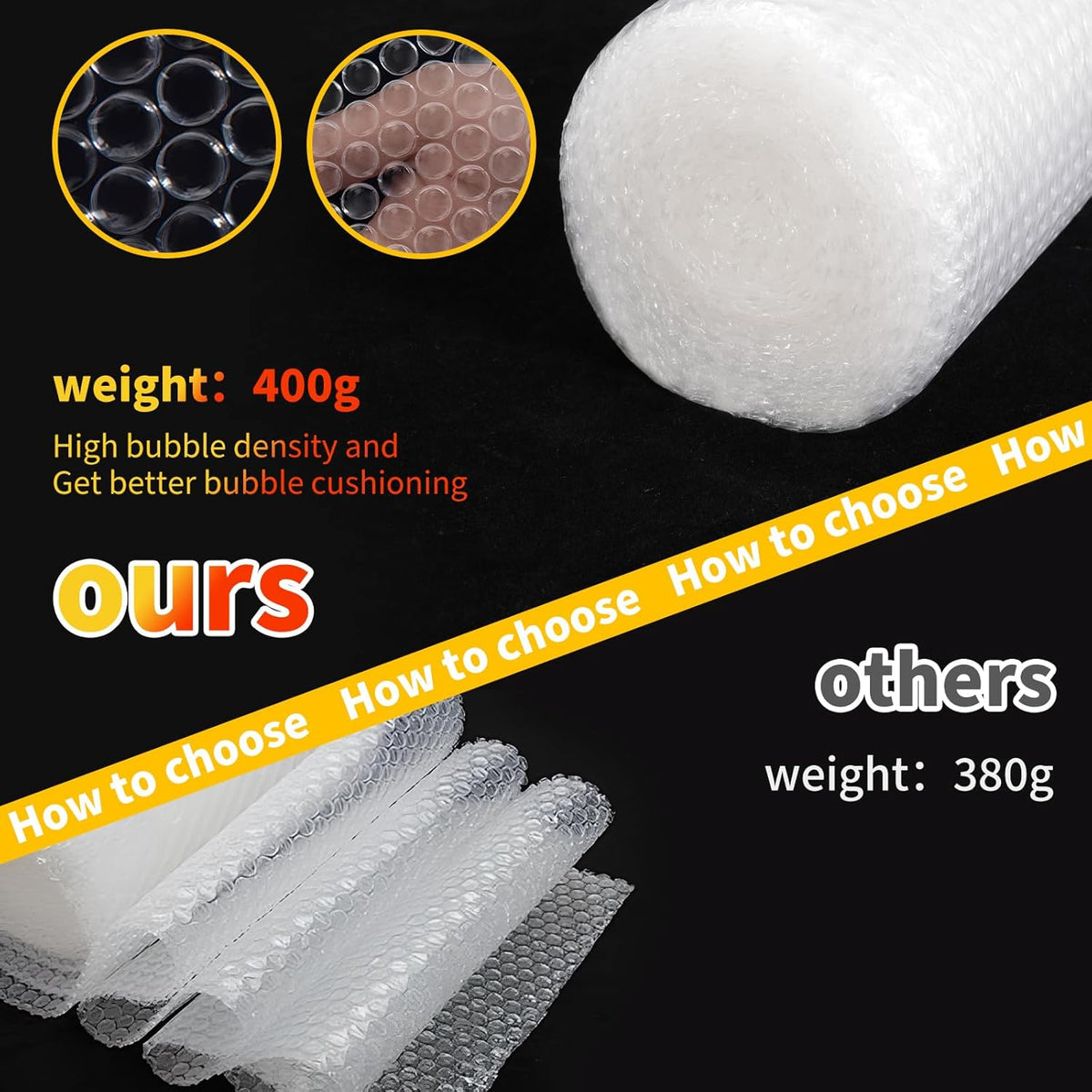 Bubble Cushioning Wrap 2 Pack 12 Inch x 72 ft Bubble Wrap for Packing•?ÎMoving Boxes and Shipping for Your Business•?ÎPerforated Every 12 in.Suitable for Filling Packaging Boxes.