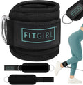 FITGIRL Ankle Strap for Cable Machine ‰ÛÒ Premium Padding and Comfort for Cable Exercise Machines, Cable Exercise Attachment for Home & Gym, Glute Workouts - Kickbacks, Leg Extensions, Hip Abductors