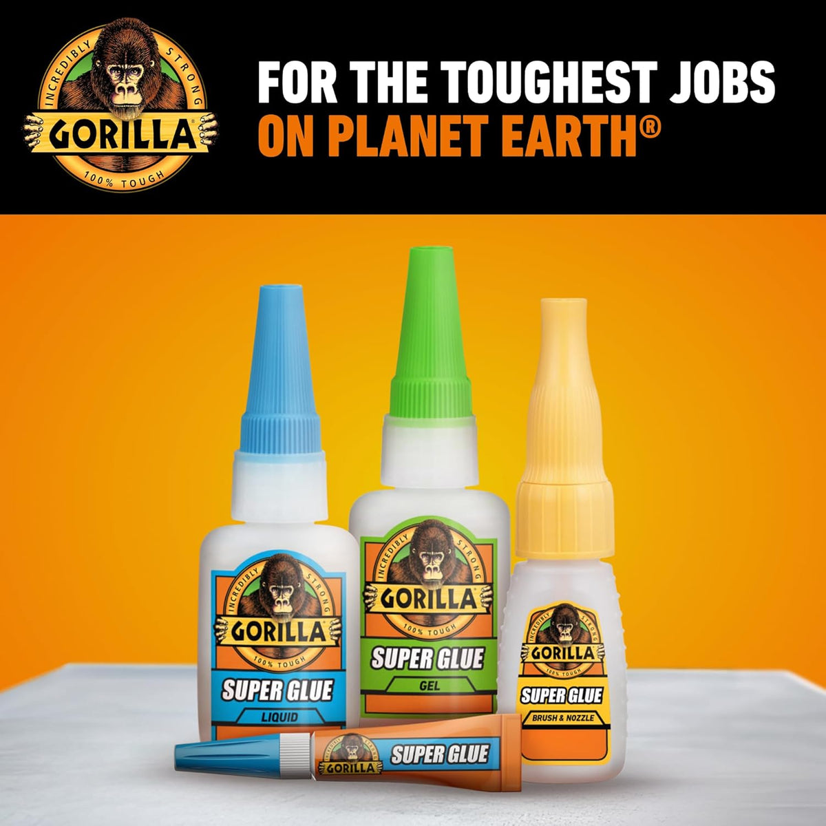 Gorilla Super Glue Gel XL, Clear 25g (Pack of 1) - Fast‰ÛÔSetting, No‰ÛÔDrip Control for Precise All‰ÛÔPurpose Repairs