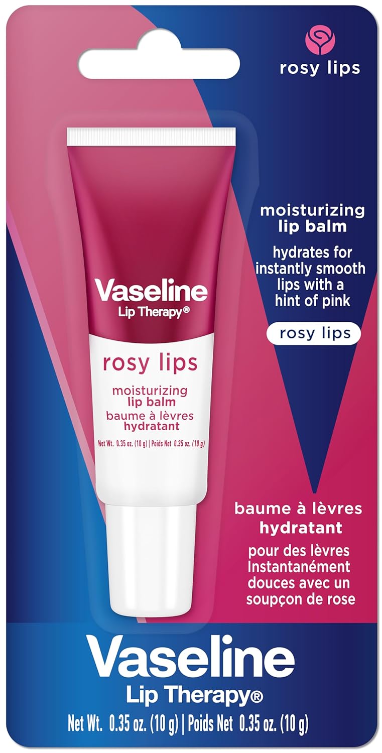 Vaseline Lip Therapy Rosy Lips Moisturizing Lip Balm - Twin Pack (2-Pack)