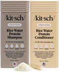 Kitsch Rice Water Shampoo and Conditioner Set for Hair Growth – Made in USA | Adds Volume & Shine, Strengthening Hair Care Combo for Thin, Fine & Damaged Hair – Shampoo and Conditioner for Women and Men