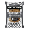 Pit Boss 100% All Natural BBQ Hardwood Pellets for Cooking, Grilling, and Smoking | 15 lbs. Wood Pellets for Pellet Grills and BBQ Smokers | Competition Blend