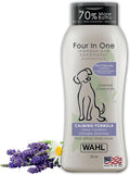 Wahl USA 4-in-1 Calming Dog Shampoo with Lavender Chamomile Scent ‰ÛÒ Cleans, Conditions, Detangles, & Moisturizes - Pet Friendly Formula - 24 Oz - Model 820000A