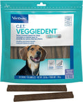 Virbac C.E.T.å¨ VEGGIEDENTå¨ FR3SHå¨ Tartar Control Chews for Dogs with digestive health support, VOHC Approved, Medium 22-66lbs