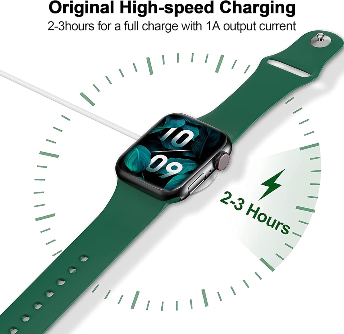 ?�ِ?�Ù??�ِ?�ÙÓ ?��Ó?��©?��Ê?��Ç?��??���?��??��� Magnetic Charging Cable for Apple Watch Charger,[USB C Port] Wireless Charging Cable Compatible with iWatch Series Ultra/10/9/8/7/6/SE/SE2/5/4/3/2[3.3FT/1M]-White