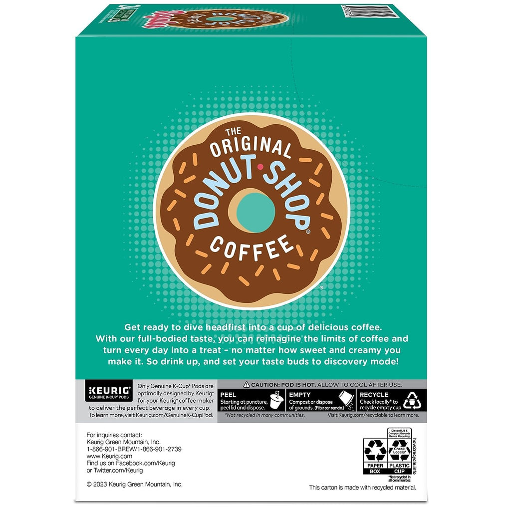 The Original Donut Shop Regular Keurig Single-Serve K-Cup Pods, Medium Roast Coffee, 96 Count