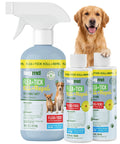 BugMD Flea and Tick Spray for Dogs - Kills & Repels on Contact | Plant-Powered Treatment for Home, Furniture and Carpet - Makes 32 oz | Starter Kit