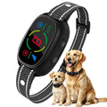 Dog Bark Collar for Large Medium Small Dogs 8-150lbs 1Pack | 8 Sensitivity Levels, 3 Safe Training Modes, Rechargeable Auto Smart Anti Barking Device Black