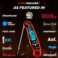 Alpha Grillers Meat Thermometer Digital ‰ÛÒ Instant Read Food Thermometer for Cooking & Grilling ‰ÛÒ Professional Kitchen Gifts for Men, Dad & Mom