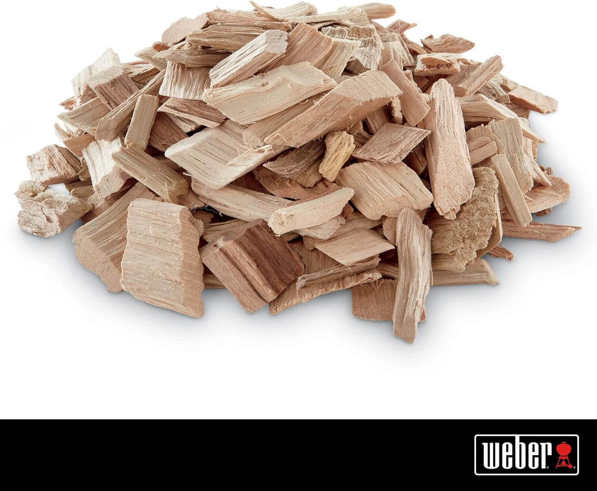 Weber Apple Wood Chips, 2 lb ‰ÛÒ Premium BBQ Smoking & Grilling Chips for Subtle, Sweet Apple Flavor ‰ÛÒ Ideal for Beef, Lamb, Poultry, Pork & Fish