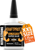 Super Glue XXL Value Size (1.76oz) All Purpose Liquid Adhesive for Plastic ‰ÛÒ Bonds Wood, Metal, Rubber, Ceramic & Leather ‰ÛÒ Industrial Strength Bonding