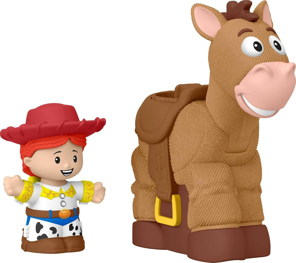 Fisher-Price Little People Toddler Toys Disney Pixar Toy Story Bobbin‰۪ Bullseye Horse & Jessie Figures for Pretend Play Kids Ages 18+ Months