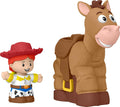 Fisher-Price Little People Toddler Toys Disney Pixar Toy Story Bobbin‰۪ Bullseye Horse & Jessie Figures for Pretend Play Kids Ages 18+ Months