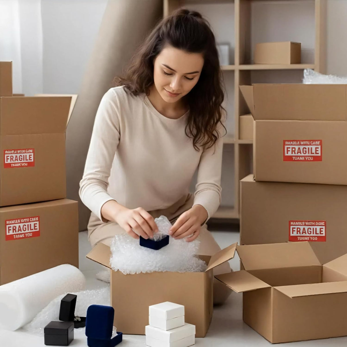 Bubble Cushioning Wrap 2 Pack 12 Inch x 72 ft Bubble Wrap for Packing•?ÎMoving Boxes and Shipping for Your Business•?ÎPerforated Every 12 in.Suitable for Filling Packaging Boxes.