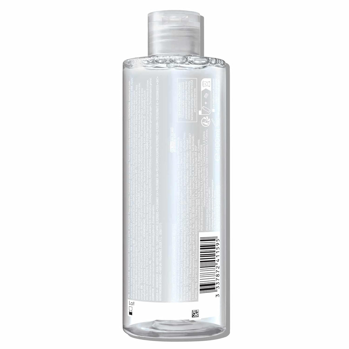 La Roche-Posay Micellar Cleansing Water for Sensitive Skin, Micellar Water Makeup Remover, Cleanses and Hydrates Skin, Gentle Face Toner, Oil Free