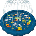 SplashEZ 3-in-1 Splash Pad, Sprinkler for Kids & Baby Pool for Learning ‰ÛÒ Toddler Sprinkler Pool, 60‰۪‰۪ Outside Water Toys ‰ÛÒ ‰ÛÏfrom A to Z‰۝ Outdoor Play Mat for Babies & Toddlers