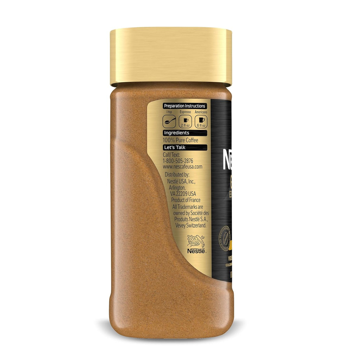 NESCAFÌä Gold Espresso Blonde, Instant Coffee, 3.5 oz