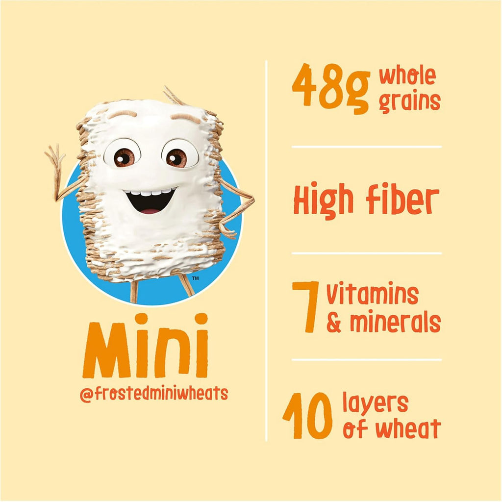 Kellogg‰۪s Frosted Mini-Wheats Breakfast Cereal, High Fiber, 48g Whole Grain, Giant Size, 29.5 oz
