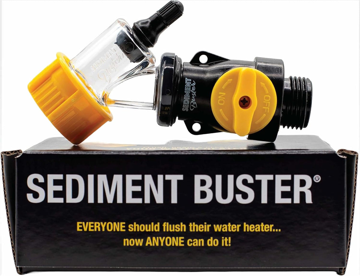 Sediment Buster - Water Heater Tool UL Verified V699054 ‰ÛÒ Flushes, Cleans, Drains, Breaks Up Sediment Clogs from Electric or Gas Water Heaters ‰ÛÒ Easy to Use