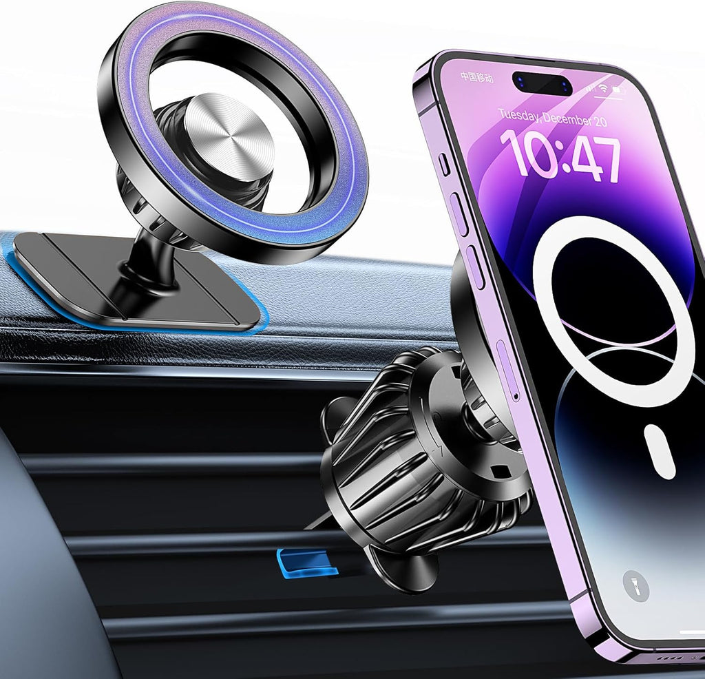 Kaistyle for Magsafe Car Mount‹ې20 Strong Magnets‹ÛÔMagnetic Phone Holder for Car Phone Holder Mount Dash Mounted Holders Cell Phone Holders for Your Car Accessories for Women Men for iPhone 17 16 15 14