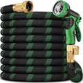 100 FT Non-Expanding Garden Hose, 2026 New Upgrated Non-Expandable Garden Water Hose - Ultra-Light & Flexible Burst-Resistant, Kink-Free Garden Hoses, All-Weather Use for Lawns, Gardens,Outdoor
