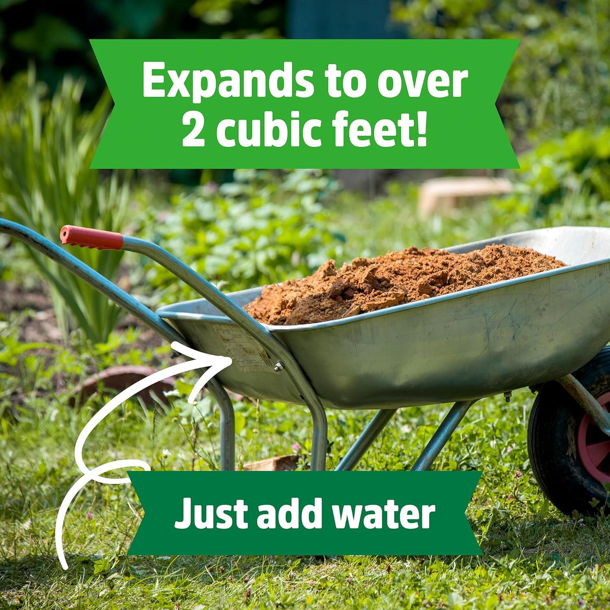 Back to The Roots Organic Coir, 51 Quart Expanding Soil, Great for Seeds and Potting