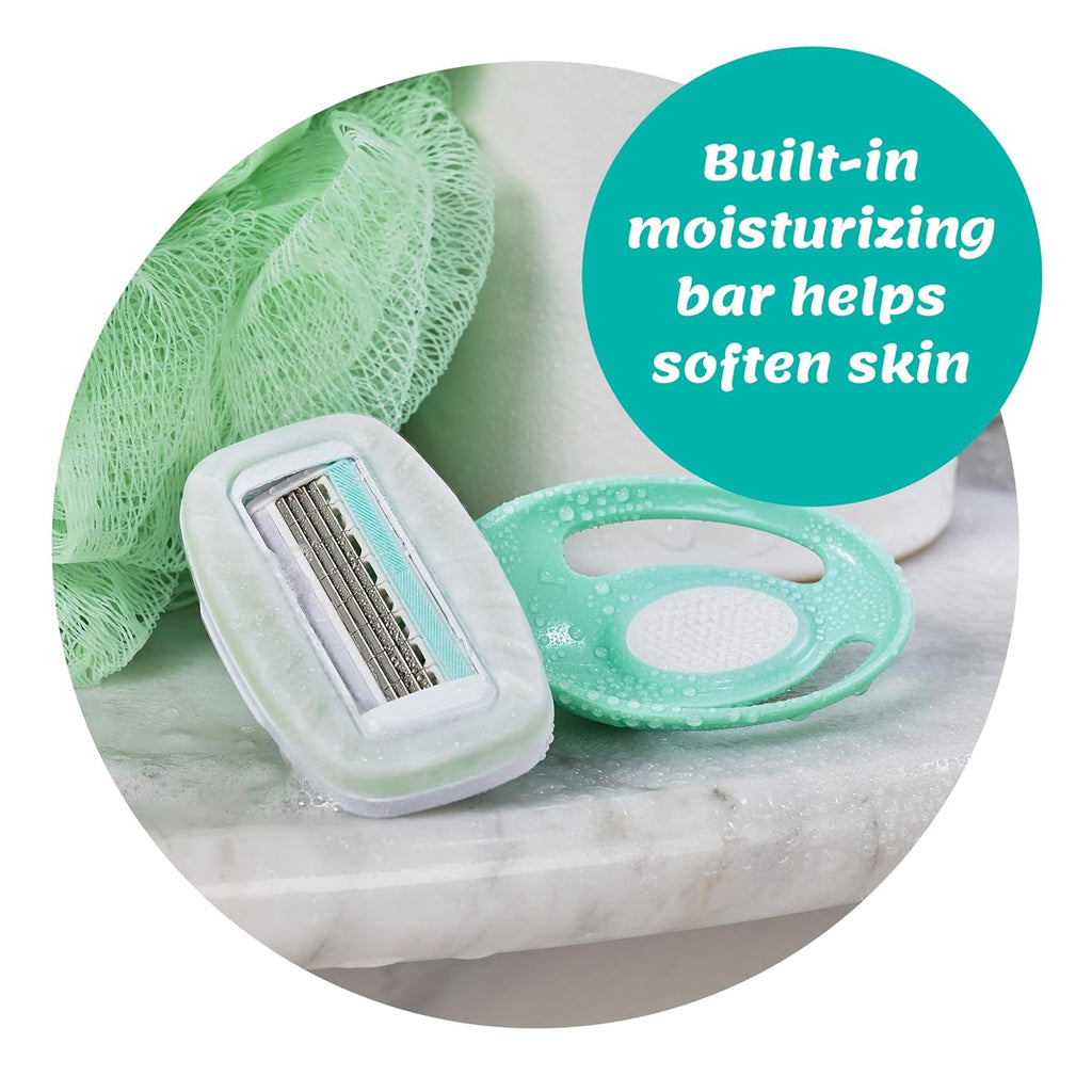 Schick Intuition Go Disposable Razor for Sensitive Skin, 1ct, Razors Sensitive Skin, Women‰۪s Disposable Razors with Organic Aloe, Travel Razor | Stocking Stuffer