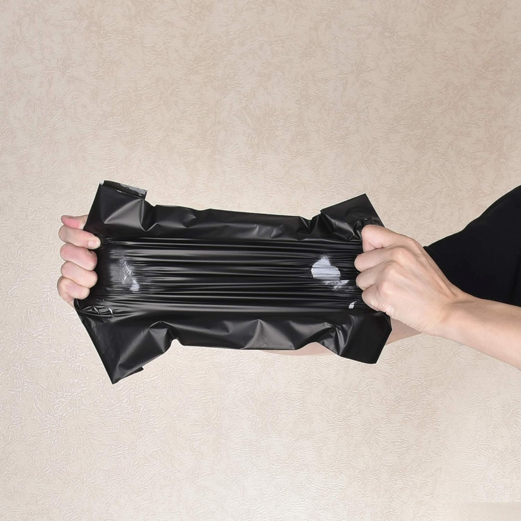KKBESTPACK 100 Large Poly Mailers 10x13 Shipping Bags for Small Business ‰ÛÒ Self Sealing Package Envelopes (10 x 13 Pack of 100, Black)