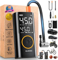 OlarHike Tire Inflator Portable Air Compressor,Cordless Electric Bike Pump | Smart Dual Hose System,Auto Stop Air Pump for Car Tires,Bicycles,Motorcycles with LED Light & Digital Pressure Gauge