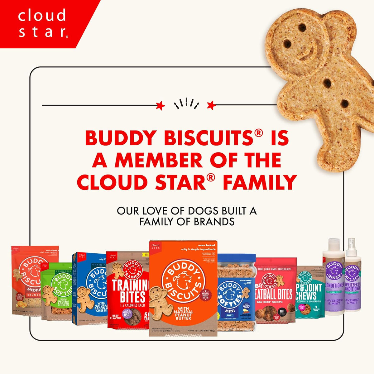 Buddy Biscuits Trainers 10 Oz. Pouch of Training Bites Soft & Chewy Dog Treats Made with Bacon Flavor